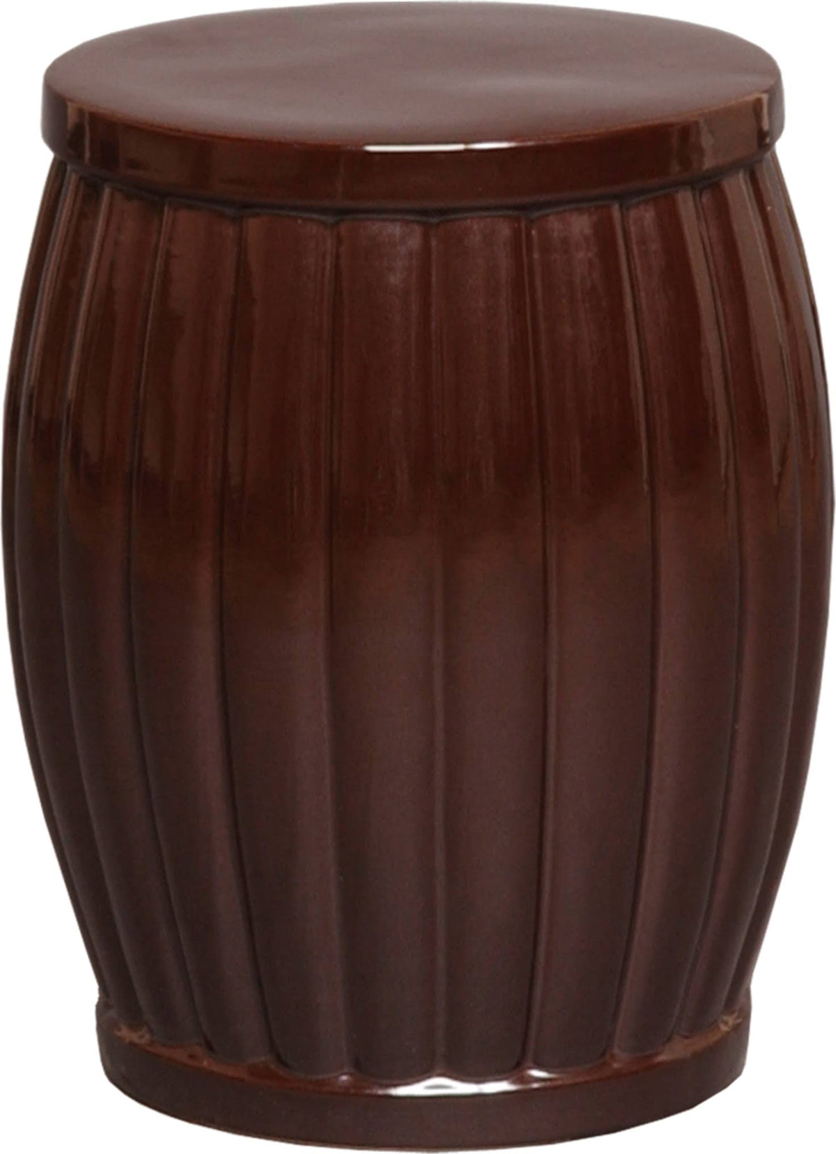 Emissary Garden Stool; Brown