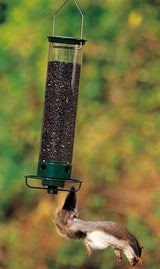Droll Yankees Flipper Tube Bird Feeder, Green