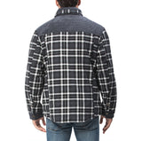 Men’s Winter Plaid Sherpa Lined Jacket