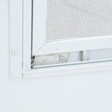 Emco 36 in. x 80 in. 100 Series White Self-Storing Storm Door