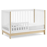 GAP babyGap Tate 4-in-1 Convertible Crib – Greenguard Gold Certified, Bianca White/Natural