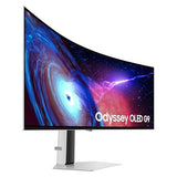 Samsung 49 Odyssey OLED (G93SC) Series Curved Gaming Monitor w QD-OLED, 240Hz, 0.03ms, DQHD, G-Sync Compatible, AMD FreeSync Premium Pro,Height Adjustable Stand,3 Yr Warranty,LS49CG932SNXZA