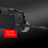 Panasonic Lumix LX100 II Large Four Thirds 21.7 MP Multi Aspect Sensor 24-75mm Leica DC VARIO-SUMMILUX F1.7-2.8 Lens Wi-Fi and Bluetooth Camera with 3 LCD, Black (DC-LX100M2)