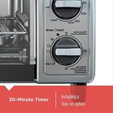 4-Slice Stainless Steel Toaster Oven Black + Decker, Silver