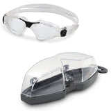 Aqua Sphere Kayenne Goggle with Clear Lens, Clear/Black, Regular
