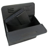 Amerileather Black Leather Pilot Case