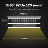 BOLOWEI 22?? LED Piano Lamp, 10W Professional Piano Light with Clamp – Eyes-Care, 3 Color Modes, Stepless Dimming, Great for Grand Piano Music Stand Light