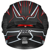 ILM Motorcycle Dual Visor Flip up Modular Full Face Helmet DOT 6 Colors Model 902