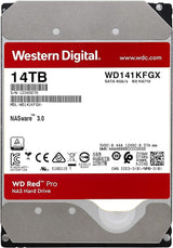 Western Digital 4TB WD Red Pro NAS Internal Hard Drive HDD – 7200 RPM, SATA 6 Gb/s, CMR, 256 MB Cache, 3.5 – WD4003FFBX
