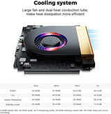 Beelink SER4 Ryzen Mini PC Windows 11 AMD Ryzen 7 4800U(7nm, 8C/16T)up to 4.2GHz, 32GB DDR4 RAM 512GB NVME SSD, 4K@60Hz Triple Display Dual HDMI+Type-C, Support 57W Mini Gaming Computer WiFi 6E BT5.0