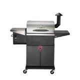 Z GRILLS Wood Pellet Grill Smoker with PID Technology, Auto Temperature Control, Direct Flame Searing Function, 572 sq in Cooking Area for Outdoor BBQ