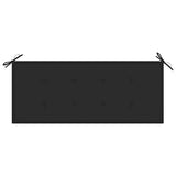 Garden Bench,Ideal Bench Seat with Handles and Backrest, Portable Wooden,Perfect for Indoor and Outdoor Use,Patio Bench with Cushion 47.2 Bamboo