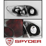 ( Spyder ) Toyota Corolla 03-08 Euro Style Tail Lights – Smoke 5033673