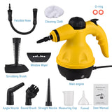 TOMSHOO Handheld Steam Cleaner 1000W Portable High Temperature Steamer for Cleaning with 10Pcs Accessories, for Kitchen Sofa Bathroom Car Window
