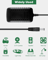 9V AC Adapter Charger Compatible with Zoom Effects MS-100BT MRS-4 MRS-8 Guitar Pedal Power Supply 8 Way Daisy Chain Cable Cord