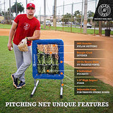 ALAGPRO? The Original 9 Hole Pitching Net with Strike Zone Pocket | Pitching Target for Baseball & Softball Pitchers