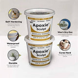 Apoxie Sculpt 4 lb. White, 2 Part Modeling Compound (A u0026 B)