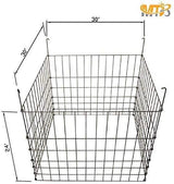 MTB Garden Wire Compost Bin 30x30x24 inches, Green, Garden Bed Fencing