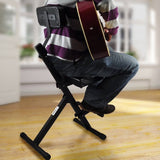 Pyle PKST70 – Musician Performer Chair Seat Stool, Durable, Portable, Adjustable