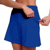 Womens Golf Skirt High Waisted Tennis Skorts for Women with Pockets Skirt with Shorts Tummy Control Plus Size Skort