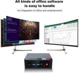Beelink SER4 Ryzen Mini PC Windows 11 AMD Ryzen 7 4800U(7nm, 8C/16T)up to 4.2GHz, 32GB DDR4 RAM 512GB NVME SSD, 4K@60Hz Triple Display Dual HDMI+Type-C, Support 57W Mini Gaming Computer WiFi 6E BT5.0