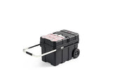 Keter Masterloader Resin Rolling Tool Box with Locking System and Removable Bins ?C Perfect Organization and Storage Chest for Power Drill, Tape Measure, and Screwdriver Set, Black