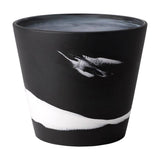 Wedgwood Burlington 6×22 Pot, Black u0026 White