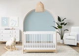 GAP babyGap Tate 4-in-1 Convertible Crib – Greenguard Gold Certified, Bianca White/Natural