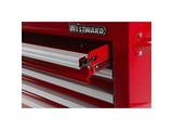 Westward 15-1/2×22 Side Cabinet, 7 Drawers, Red, 32H864
