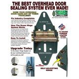 Green Hinge System 5766951 Steel Commercial Garage Door Hinge for 6