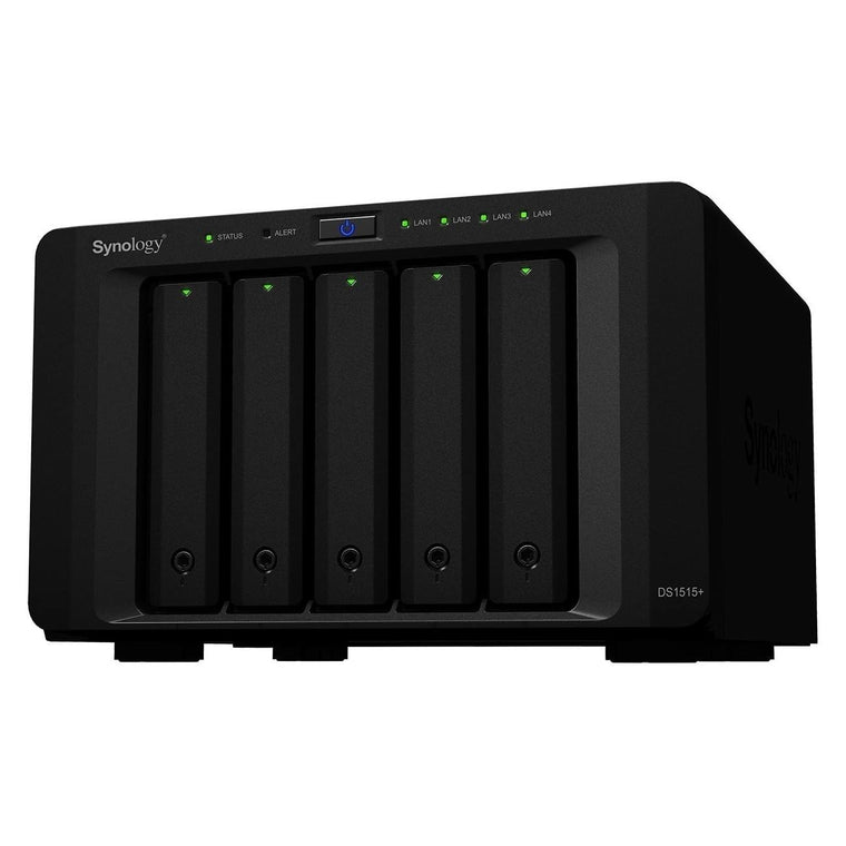 Synology Disk Station DS1515 5-Bay Diskless NAS Server – SATA 6Gb/s