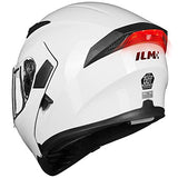 ILM Motorcycle Dual Visor Flip up Modular Full Face Helmet DOT 6 Colors Model 902