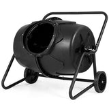 Costway 50 Gallon Wheeled Compost Tumbler Garden Waste Bin