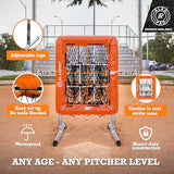 ALAGPRO? The Original 9 Hole Pitching Net with Strike Zone Pocket | Pitching Target for Baseball & Softball Pitchers