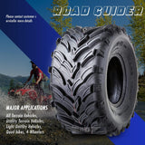 Set 4 Road Guider ATV/UTV Tires 22×7-11 Front & 22×10-9 Rear /6PR 20mm Deep Tread Honda Recon 250 Suzuki Ozark 250