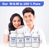 Sunshine Valley Super MSM Supplement Powder for Joint & Skin Health (16oz)