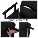 3 in 1 Sleeper Sofa Bed, Futon Sofa Bed for Living Room with Side Pocket, Black Sleepers Sofa Couch with Pullout Bed, Convertible Love Seat Sleepers Bed for Living Room, Bedroom, Small Space