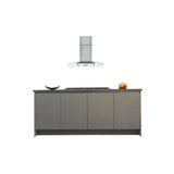 Arietta ADK430SSA Dekor Glass 30 in. Wall Mount Decorative Range Hood in Stainless Steel