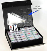 Dominoes Professional Numbered Double 15 Set with Color-Coded Numbers