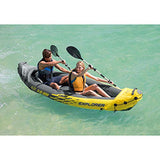 Intex Explorer K2 Kayak, 2-Person Inflatable Kayak Set with Aluminum Oars