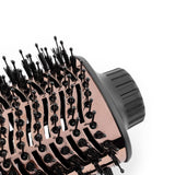 L’ANGE HAIR Le Volume 2-in-1 Titanium Brush Dryer Black | 75MM Hot Air Blow Dryer Brush in One with Oval Barrel | Hair Styler for Smooth, Frizz-Free Results for All Hair Types