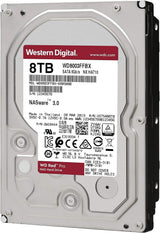 Western Digital 4TB WD Red Pro NAS Internal Hard Drive HDD – 7200 RPM, SATA 6 Gb/s, CMR, 256 MB Cache, 3.5 – WD4003FFBX
