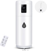 Tower Humidifiers for Large Room 1000 sq ft,Hiswelle 17L 4.49Gal Ultrasonic Cool Mist Topfill Humidifier with 360??Nozzle 4 Speed Humidistat Essential Oil Tray for Bedroom School Office Greenhouse