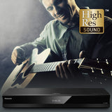 Panasonic Streaming 4K Blu Ray Player with Dolby Vision and HDR10+ Ultra HD Premium Video Playback, Hi-Res Audio, Voice Assist – DP-UB820-K (Black)