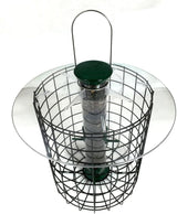 Droll Yankees 344305 Squirrel Proof, Caged Sunflower Bird Feeder, 20-Inch, Black