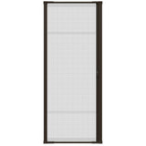 Larson Brisa 36-in x 96-in Brown Aluminum Frame Retractable Screen Door | 77210481