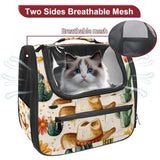 Halloween Pet Carrier Airline Approved Pet Carrier Bag Dog Carrier for Small Medium Cats Dogs Puppies Kitten