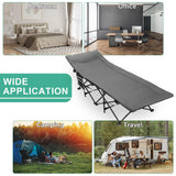 Folding Camping Cot ?C Deluxe Collapsible Single Person Bed in a Bag w/Pillow for Indoor & Outdoor Use ?C Ultra Lightweight, Comfortable, Heavy Duty Design Holds Adults & Kids