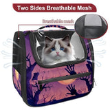 Halloween Pet Carrier Airline Approved Pet Carrier Bag Dog Carrier for Small Medium Cats Dogs Puppies Kitten