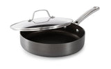 Calphalon Classic Nonstick Saute Pan with COVER, 5 Quart, Grey